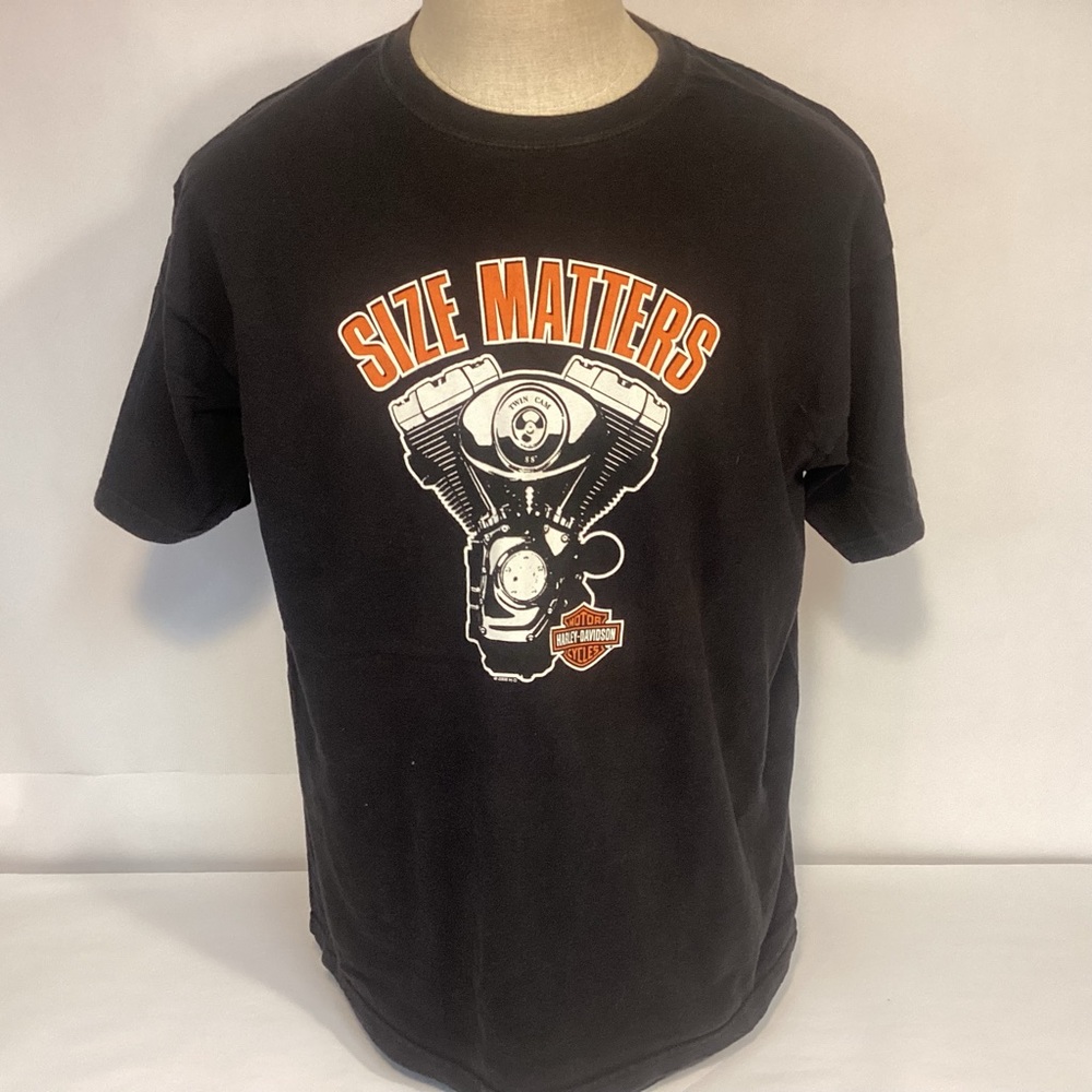 Harley-Davidson Size Matters Appalachian Mechanicsburg PA t-shirt Men’s size XL